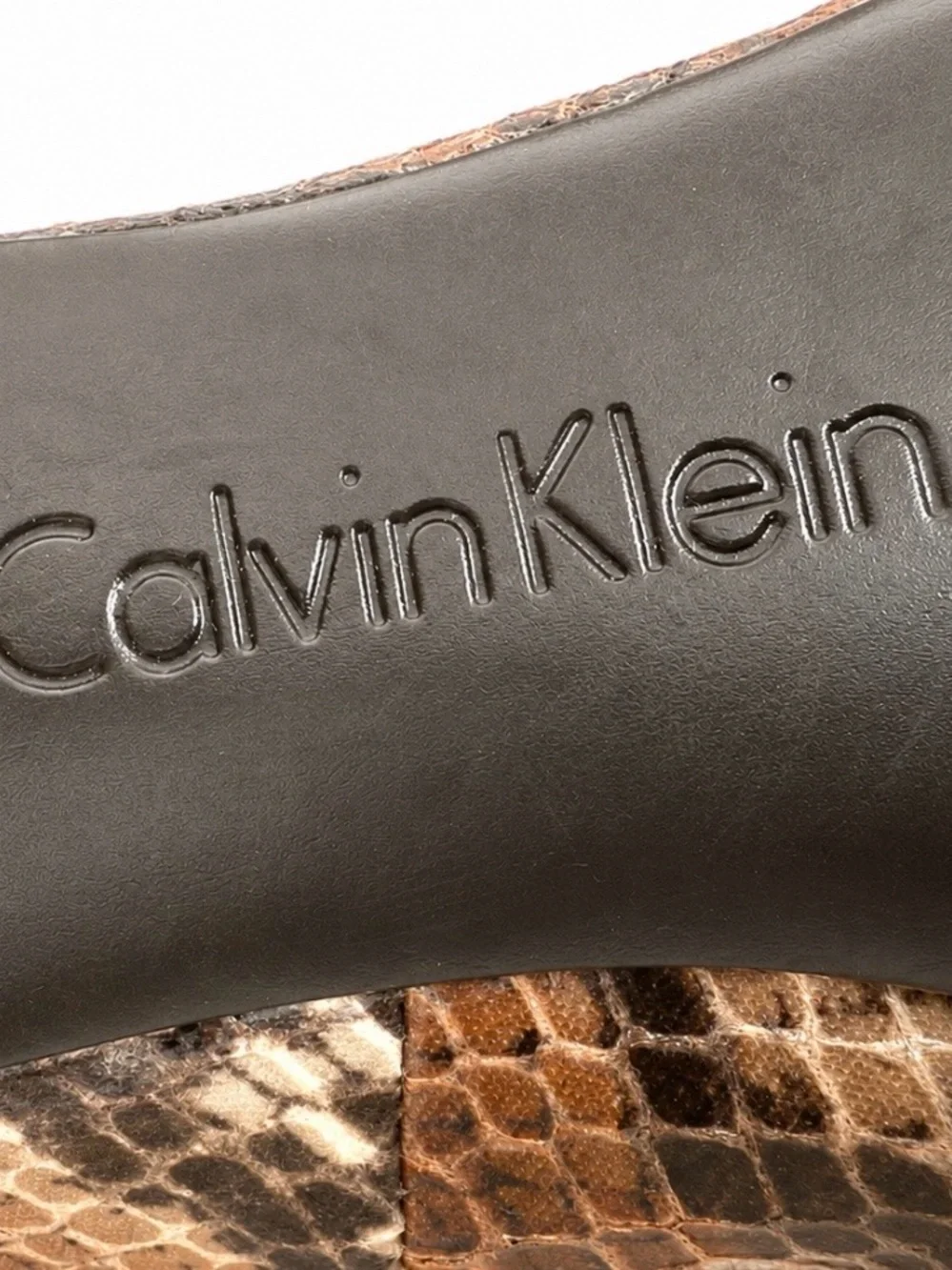 NEW Calvin Klein Snakeskin Print Stiletto Pumps Heels Size 6.5